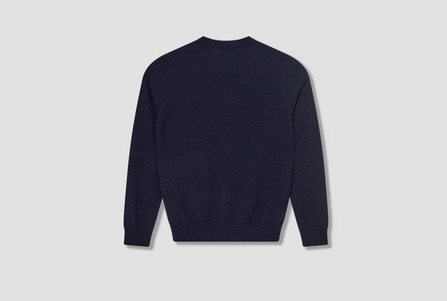 Clothing Paul Smith | Mens Sweater Crew Neck M1R-278Y-L02162 Navy