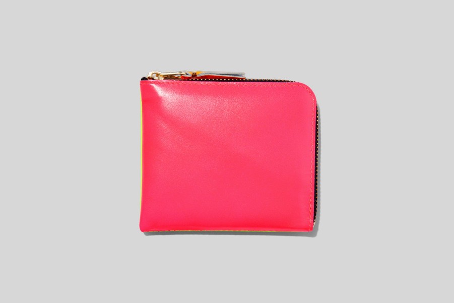 Accessories COMME des GARÇONS WALLET | Comme Des Garcons Super Fluo Sa3100Sf Pink