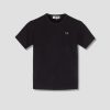 Clothing COMME des GARÇONS PLAY | Play Comme Des Garcons Mens T-Shirt Heart P1T064 Black