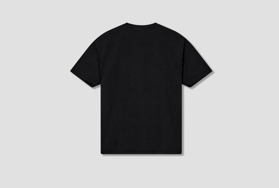 Clothing Stüssy | Stussy Usa Pigment Dyed Tee 1904945 Black