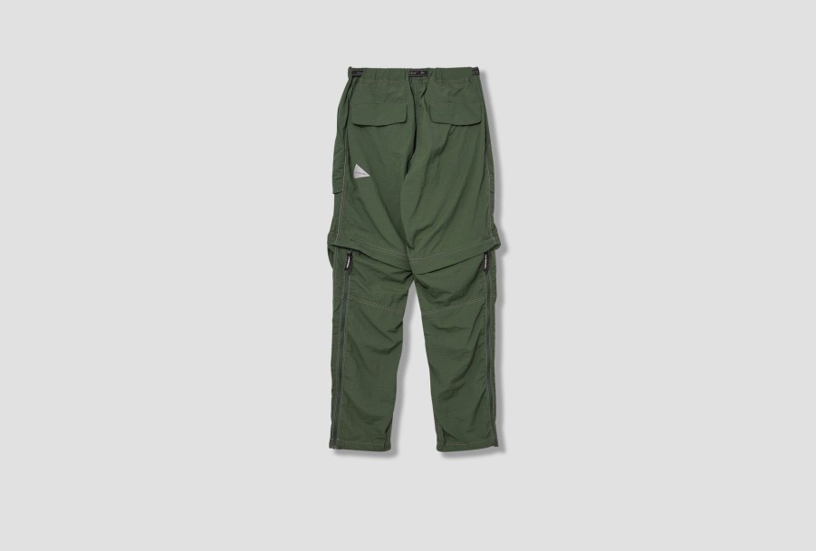 Clothing and wander | Ny Taffeta Hiker 2Way Pants 5743252038 Dark Green