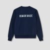 Clothing HUMAN MADE | Sweatshirt #2 Hm25Cs021 Navy