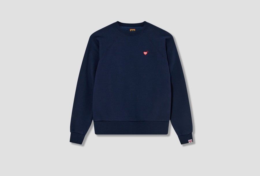 Clothing HUMAN MADE | Sweatshirt #2 Hm25Cs021 Navy