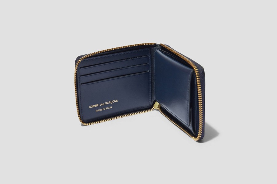 Accessories COMME des GARÇONS WALLET | Comme Des Garcons Classic Sa7100 Navy