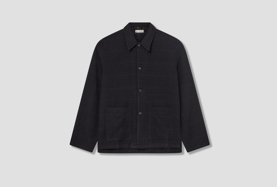 Clothing OUR LEGACY | Haven Jacket Pankow Check M4236Hbp Black