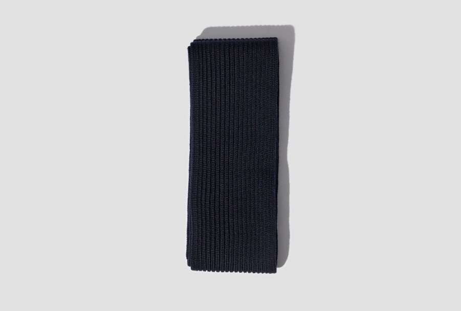 Accessories ANDERSEN-ANDERSEN | Scarf-G5/Signature Yarn Navy