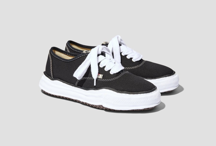 Shoes Maison MIHARA YASUHIRO | Baker-Original Sole Canvas Low-Top Sneakers A02Fw704 Black