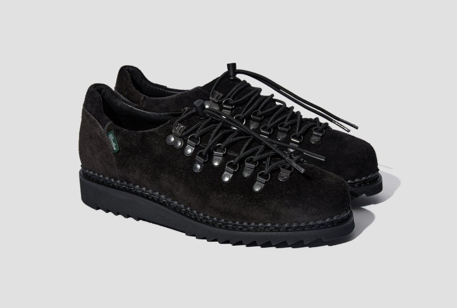 Shoes Paraboot | Engineered Garments-Clusaz/Sport Noire-Velours Noir 224647 Black