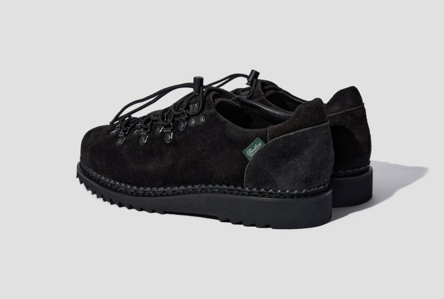 Shoes Paraboot | Engineered Garments-Clusaz/Sport Noire-Velours Noir 224647 Black