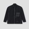 Clothing and wander | Re Wool Jq Stand Zip 5743284060 Black