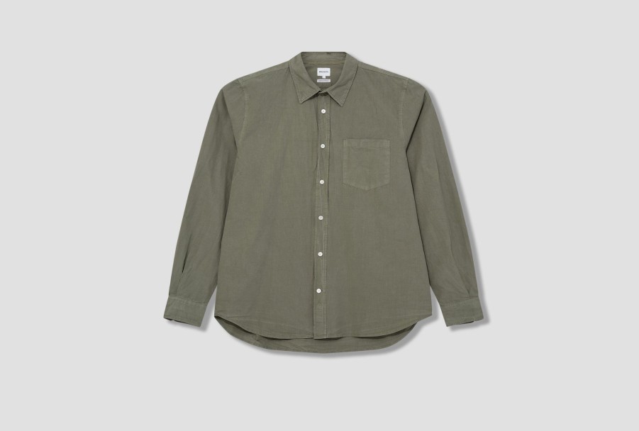 Clothing NORSE PROJECTS | Osvald Tencel N40-0618 Khaki