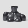 Lifestyle ANISSA KERMICHE | Breast Friend Vase Matte V0004_Bl_Ma Black