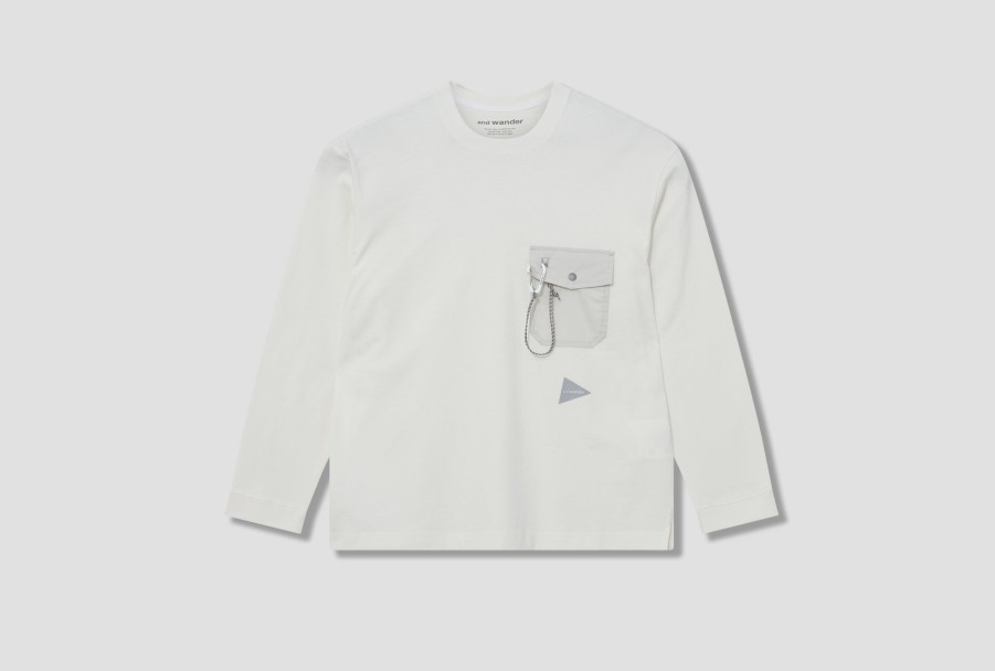 Clothing and wander | Heavy Cotton Pocket Ls T 5743284063 Off White