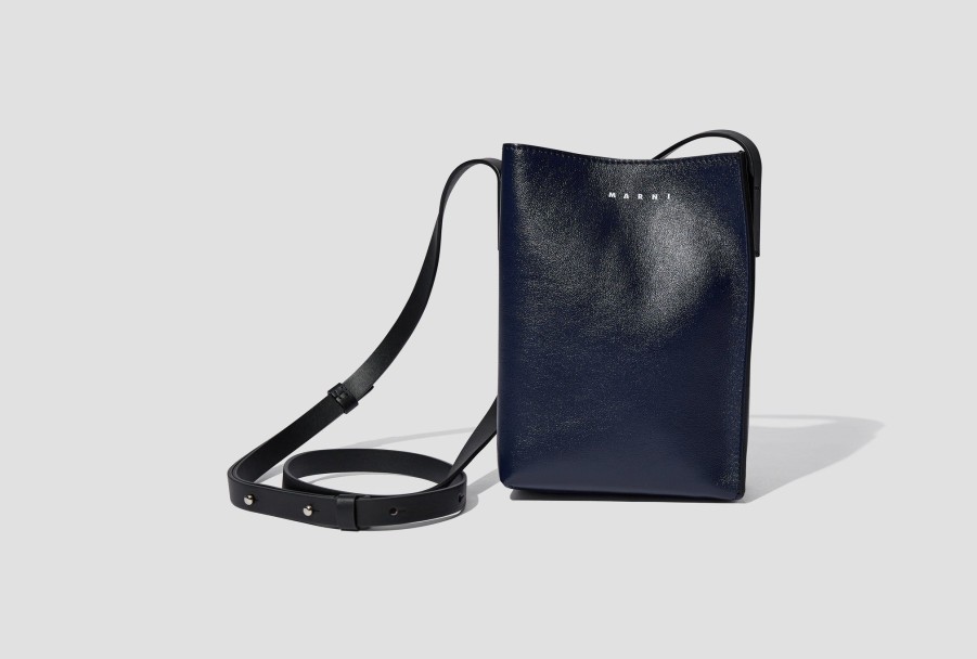 Accessories MARNI | Museo Soft Shoulder Bag Sbmq0040Q0 P2644 Navy