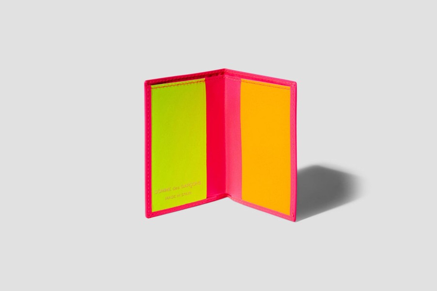 Accessories COMME des GARÇONS WALLET | Comme Des Garcons Super Fluo Sa6400Sf Pink