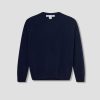 Clothing COMME des GARÇONS SHIRT | Forever-Fully Fashioned Knit Round-Neck Pullover Fz-N108-Per Navy