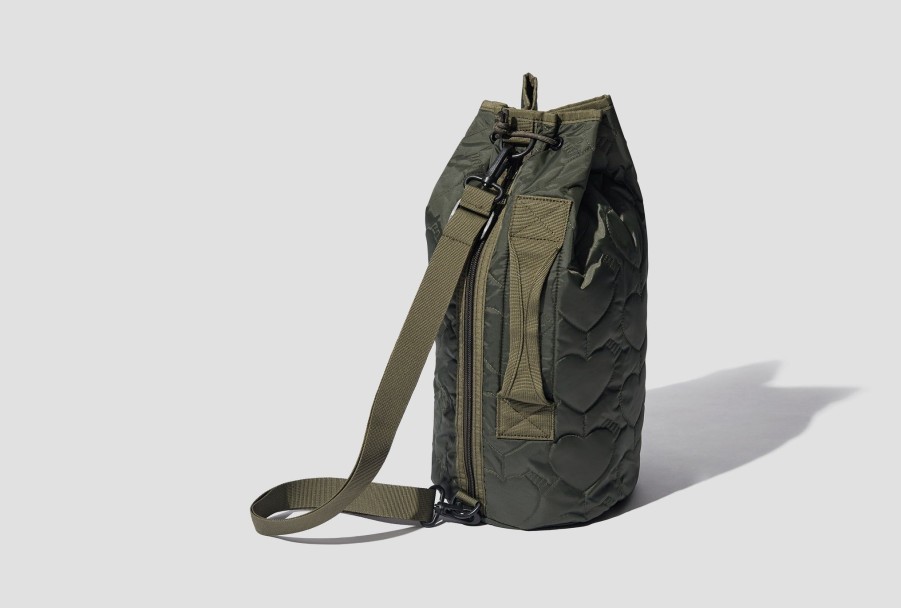 Accessories HUMAN MADE | Heart Quilting Bonsack Hm26Gd029 Olive