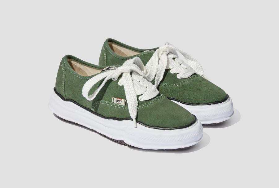 Shoes Maison MIHARA YASUHIRO | Baker-Original Sole Suede Low-Top Sneaker A11Fw720 Green