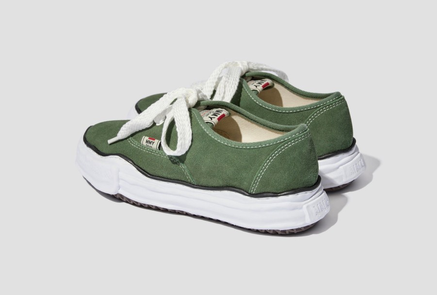 Shoes Maison MIHARA YASUHIRO | Baker-Original Sole Suede Low-Top Sneaker A11Fw720 Green