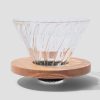 Lifestyle HARIO | V60 Glass Dripper Olive Wood 02 250141