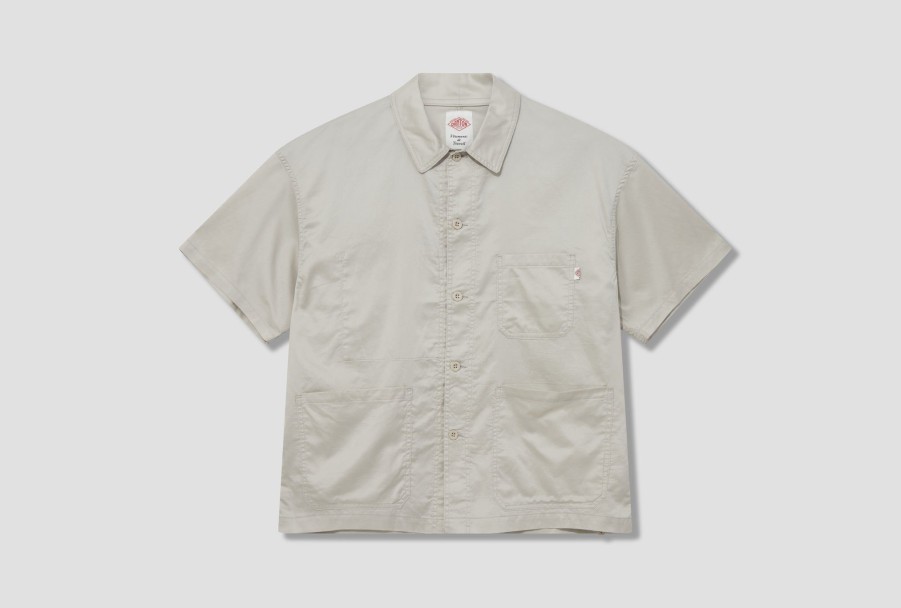 Clothing DANTON | S/S Shirt Coverall #Dt-A0314 Lmf Light Grey