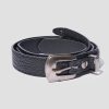 Accessories LEMAIRE | Minimal Western Belt-Grained Leather Bt111 Ll139 Black