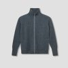 Clothing ANDERSEN-ANDERSEN | Navy Full-Zip Pockets-G5/Indigo Dyed Yarn Light Blue