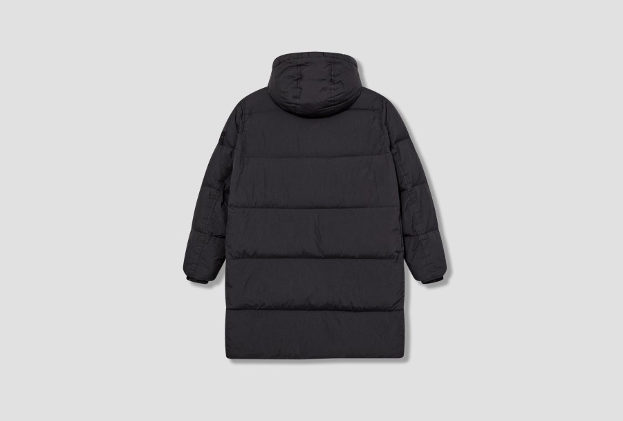 Clothing STONE ISLAND | Garment Dyed Crinkle Reps Recycled Nylon 791570323 Black