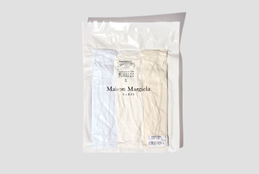 Clothing Maison Margiela | T-Shirt 3 Pack S50Gc0687 S23973 White