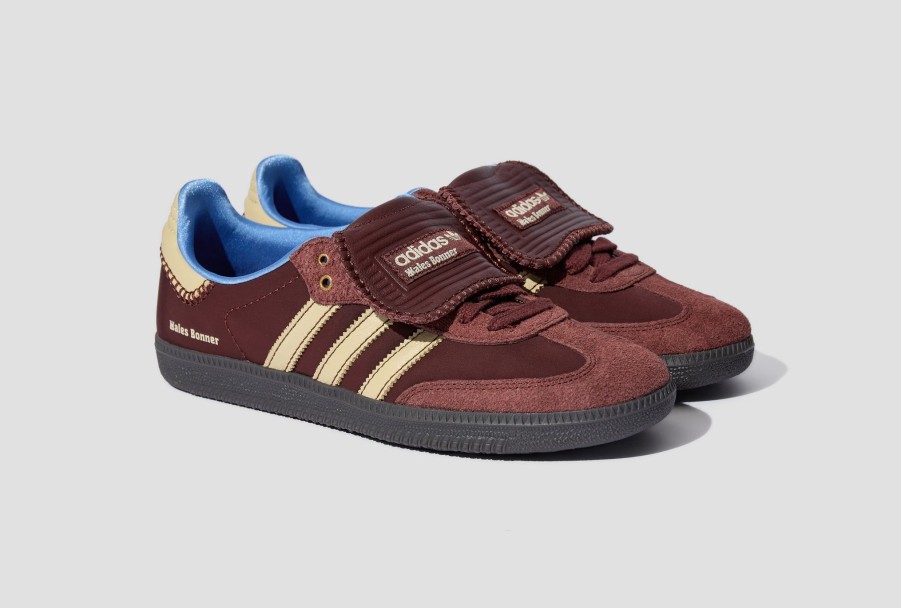 Shoes adidas Originals by WB | Wb Nylon Samba-Fox Brown/Sandy Beige/Lucky Blue Ie0579