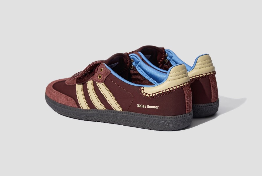 Shoes adidas Originals by WB | Wb Nylon Samba-Fox Brown/Sandy Beige/Lucky Blue Ie0579