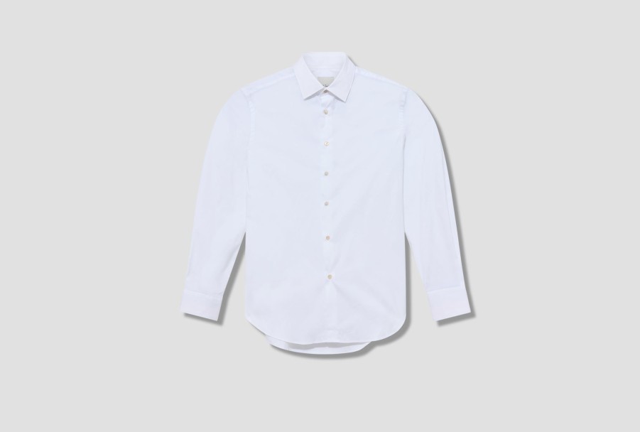 Clothing Paul Smith | Mens S/C Tailored Fit Shirt M1R-800P3-H00051 White