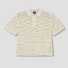 Clothing Stüssy | Big Mesh Polo Sweater 117178 Off White