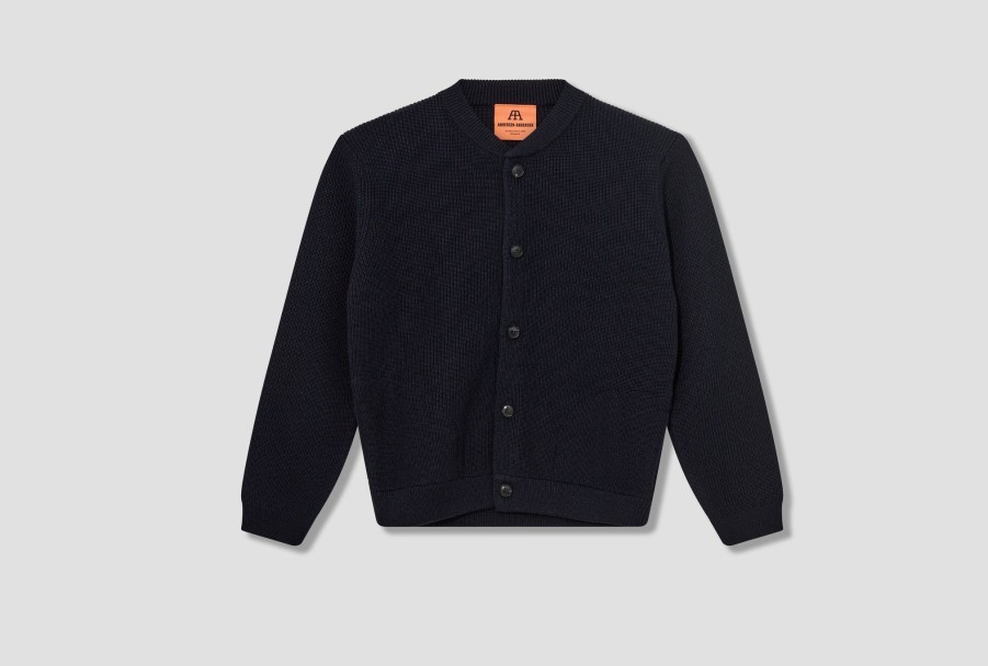 Clothing ANDERSEN-ANDERSEN | Skipper Jacket-G7/Signature Yarn Navy