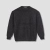 Clothing AURALEE | Brushed Super Kid Mohair Knit Pullover A23Ap02Km Black