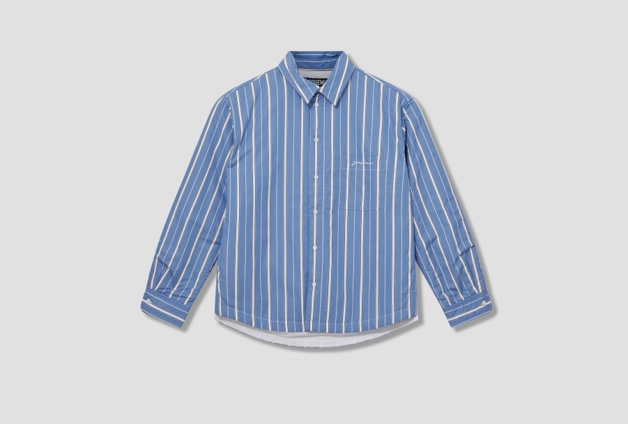 Clothing JACQUEMUS | La Chemise Boulanger 236Sh105-1453 Light Blue