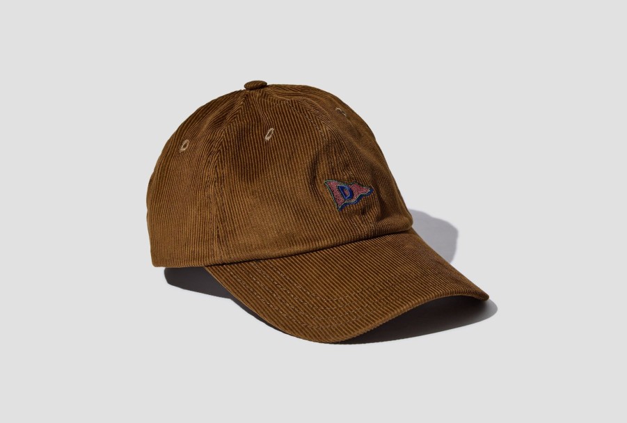 Accessories Drake’s | D Flag Logo Cord Baseball Cap Dr1Ag2 23604-01 Dark Brown