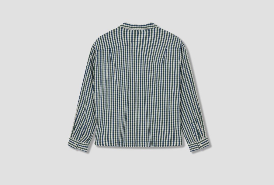 Clothing Story mfg. | Greetings Shirt Ls-Gingham Scarecrow Saw23Shgrlcotgig White