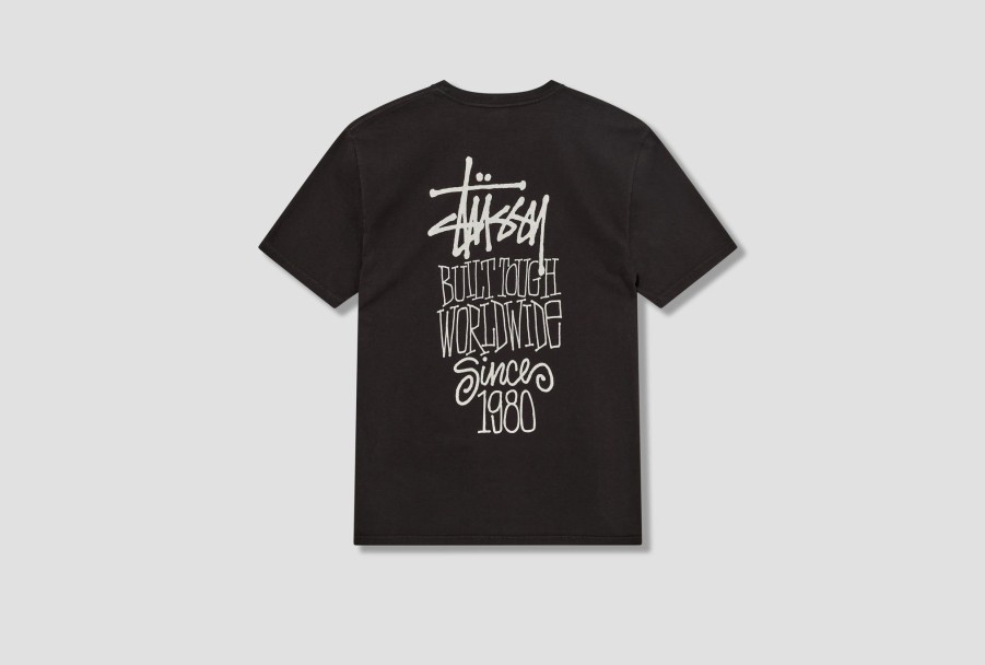 Clothing Stüssy | Built Tough Pigment Dyed Tee 1904994 Black