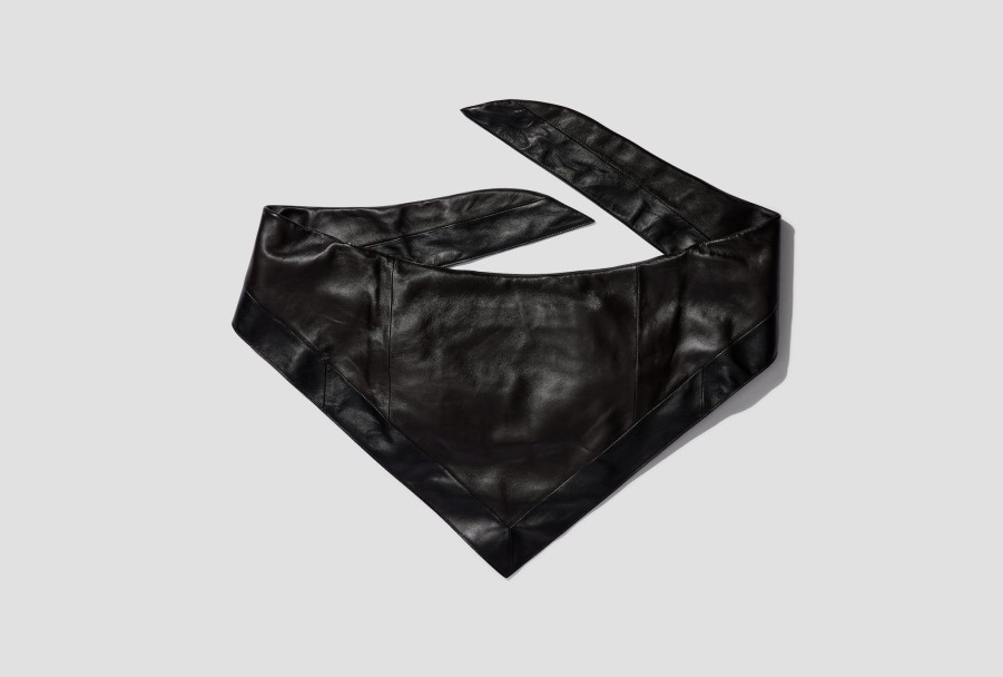 Accessories LEMAIRE | Bandana Bag-Soft Nappa Leather Bg0037 Ll095 Dark Brown