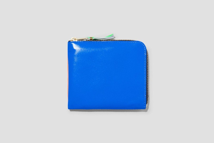 Accessories COMME des GARÇONS WALLET | Comme Des Garcons Super Fluo Sa3100Sf Blue