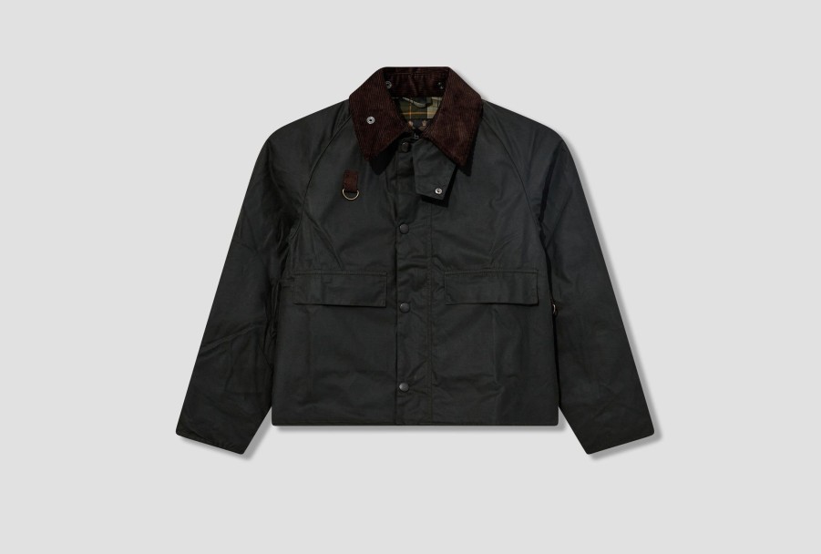 Clothing Barbour | Heritage Select-Sl Spey Wax Jacket Mwx1212 Green