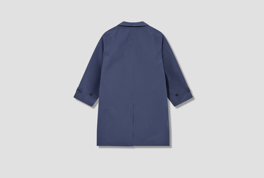 Clothing DANTON | Balmacaan Coat #Dt-A0288 Tly Blue