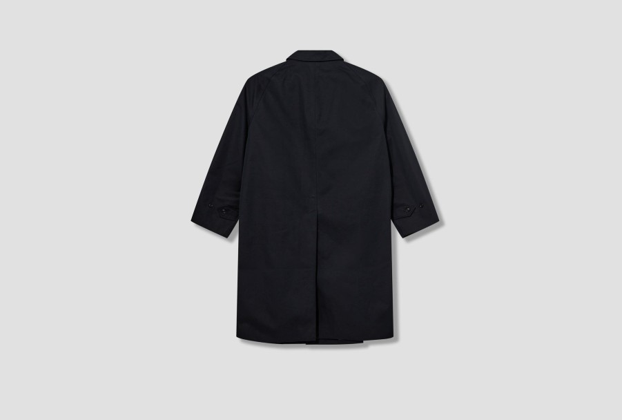 Clothing nanamica | Gore-Tex Balmacaan Coat Subf263E Navy