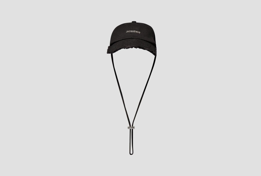 Accessories JACQUEMUS | La Casquette Artichaut 235Ac452-5012 Black