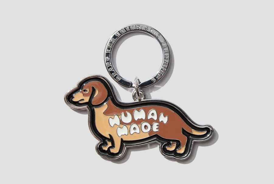 Accessories HUMAN MADE | Dachs Keyring Hm26Gd071 Brown