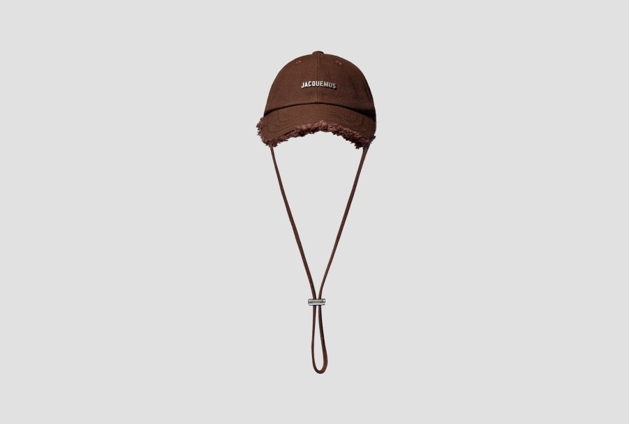 Accessories JACQUEMUS | La Casquette Artichaut 235Ac452-5035 Brown