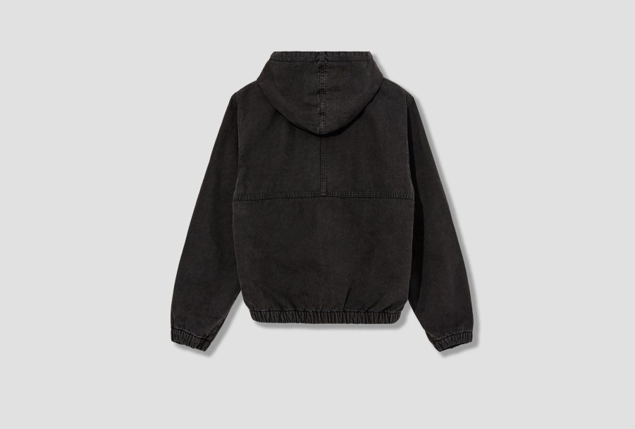 Clothing Stüssy | Canvas Insulated Work Jacket 115716 Black