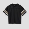 Clothing Stüssy | Surfman Mesh Football Jersey 1140332 Black