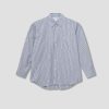 Clothing COMME des GARÇONS SHIRT | Forever-Yarn Dyed Cotton Stripe Poplin-Stripe 4/Wide Classic Fz-B220-Per Blue